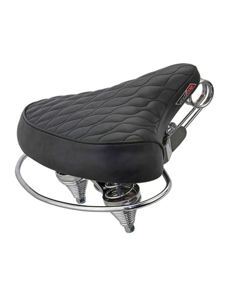 Beach Cruisers Saddle Diamond Web Spring Black.